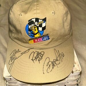 NASCAR Autographed Hat X3 Dale Jarret, Ricky Rudd #88 & Bobby Labonte# 118